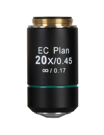Objektiiv Motic EC PL, CCIS plan achromat, 20x/0.45, w.d. 0.9mm