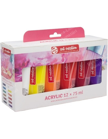 Talens Acrylic paints in a tube 12x75ml